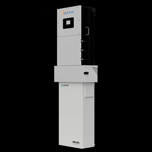 Sol-Ark 15K-2P + (2) Discover Helios 16kWh Batteries - 32kWh