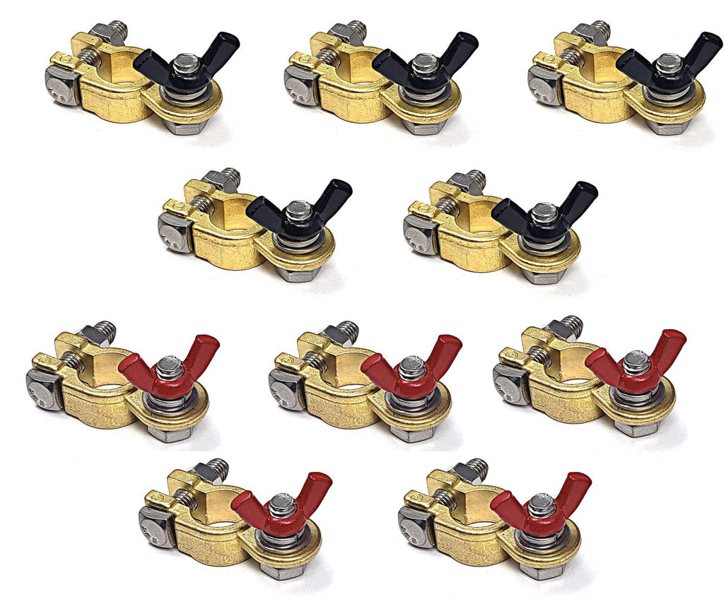 WindyNation Marine Grade Battery Terminal Top Post Kit for RV, Trucks
