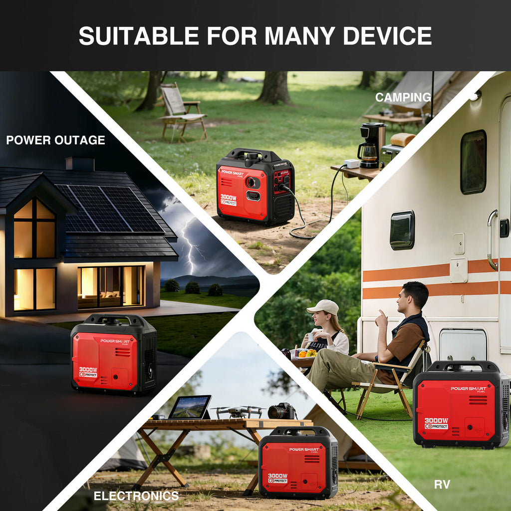 PowerSmart 3000W Inverter Generator w/ CO Alert DB5032