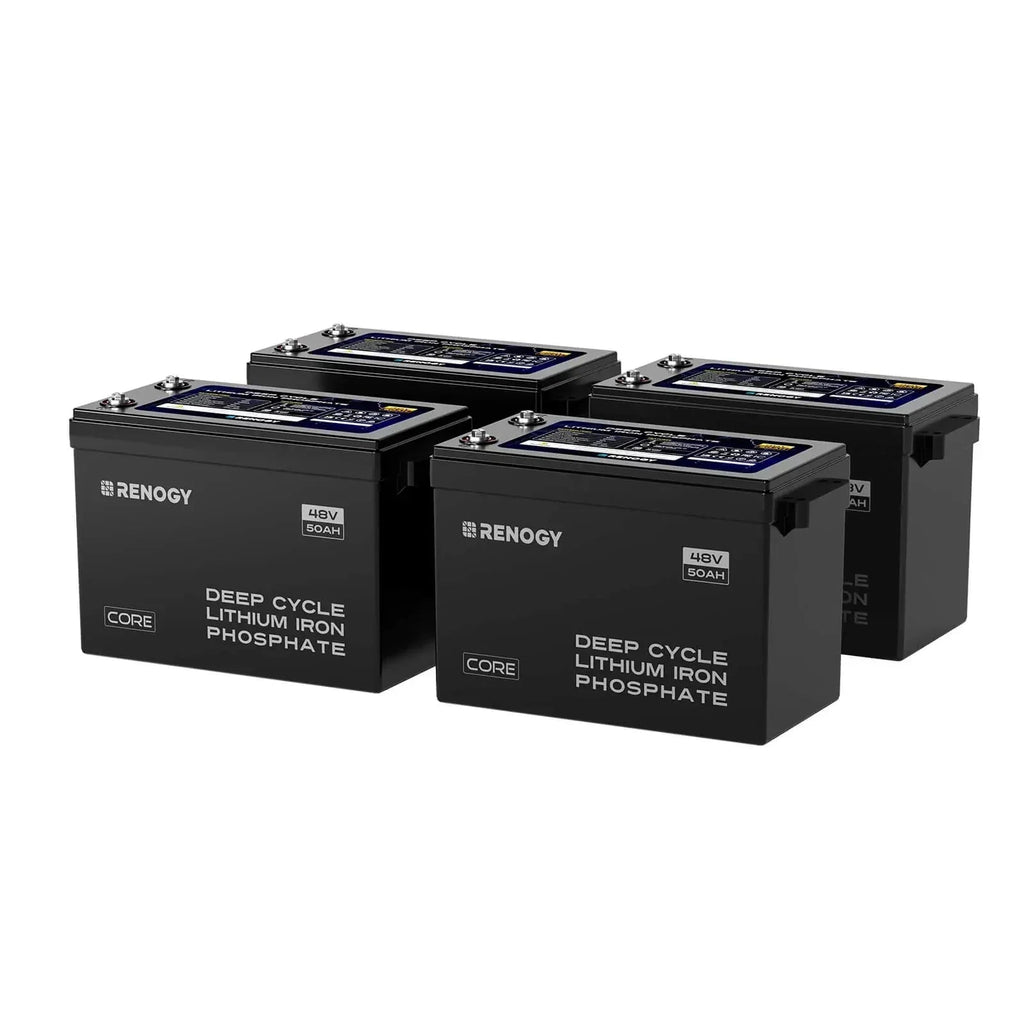 Renogy Core - 48V 50Ah Smart Lithium Iron Phosphate Battery w/Self-heating