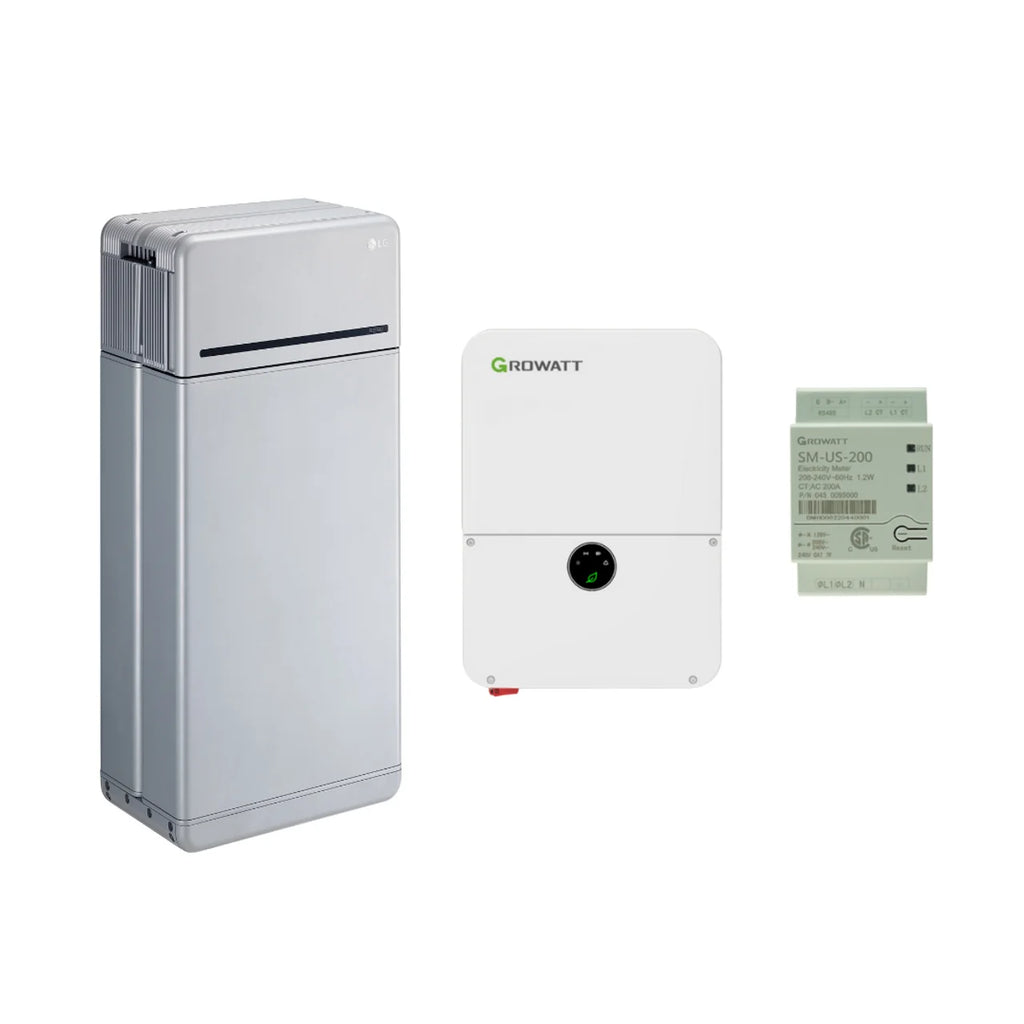 Growatt LG 16H Prime 16kWh High Voltage Battery Bundle w/ Growatt