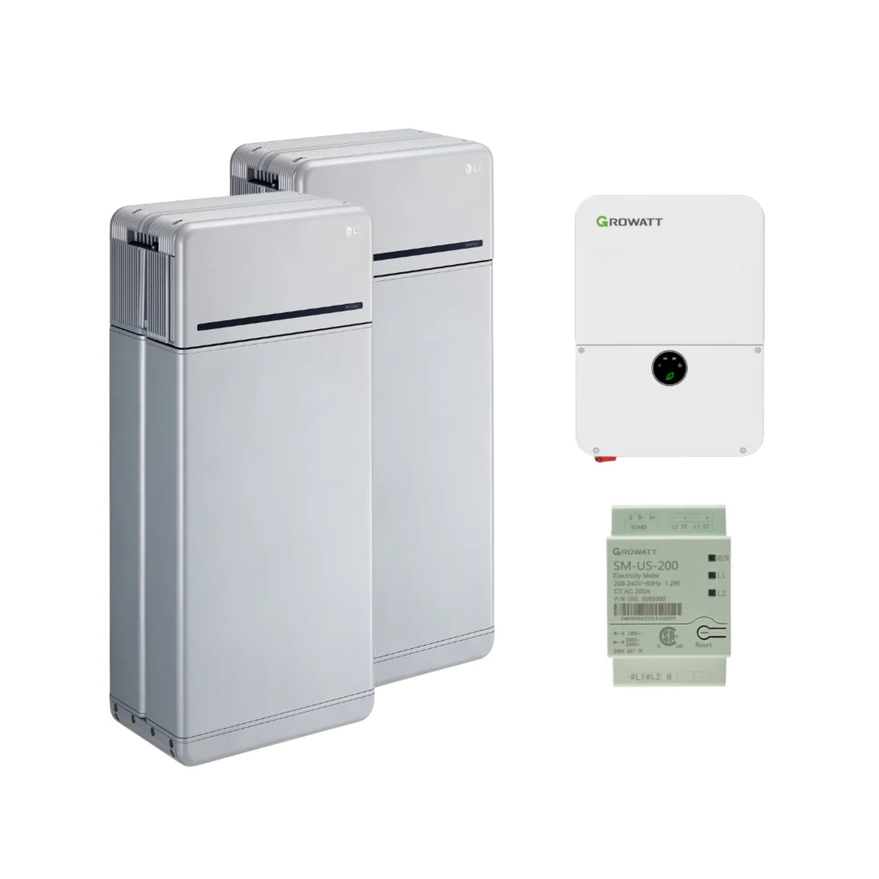 Growatt LG 16H Prime 16kWh High Voltage Battery Bundle w/ Growatt