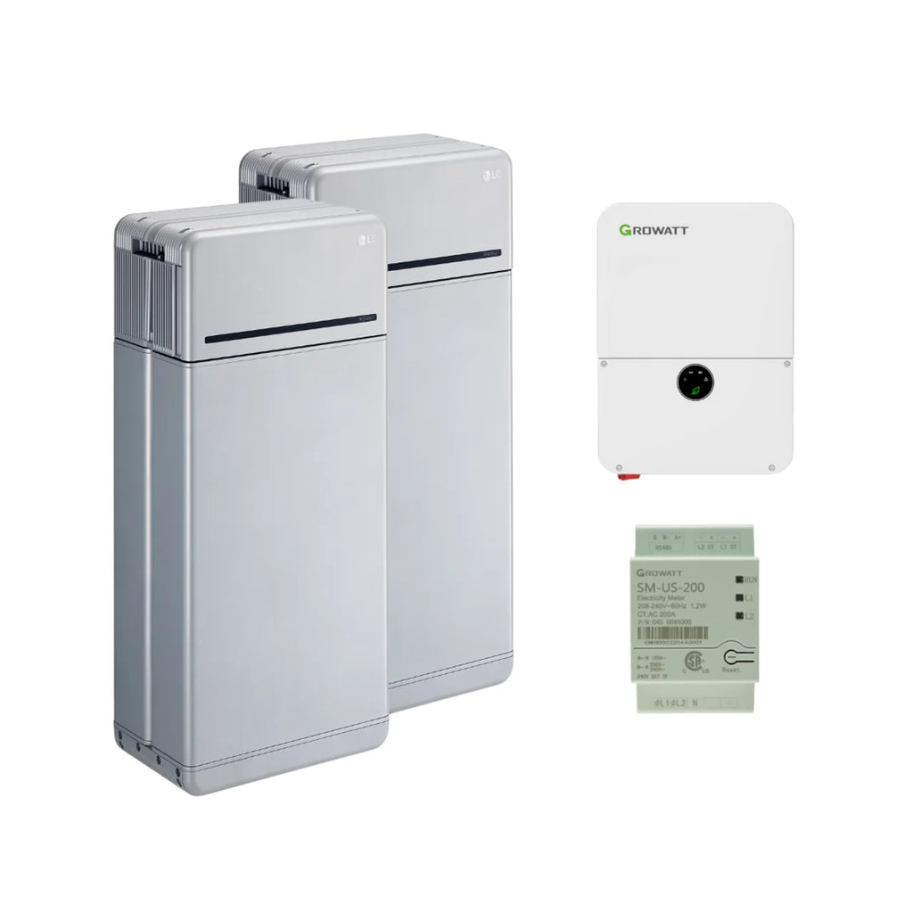 Growatt LG 16H Prime 16kWh High Voltage Battery Bundle w/ Growatt
