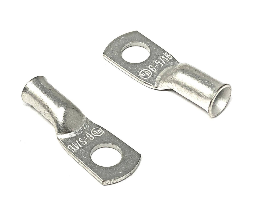 WindyNation 6 Gauge (AWG) Copper Cable Lug Ring Terminals