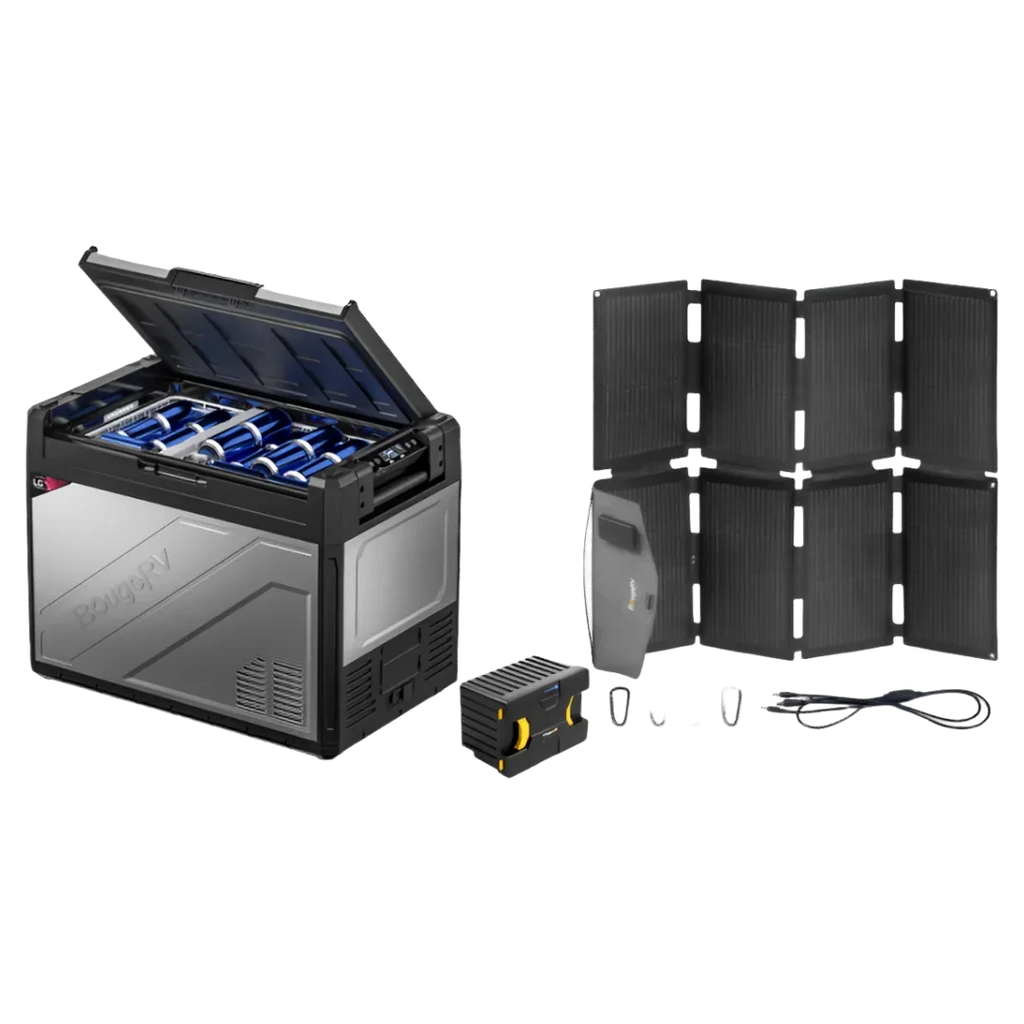 BougeRV Rocky Solar Battery Portable Fridge Kit