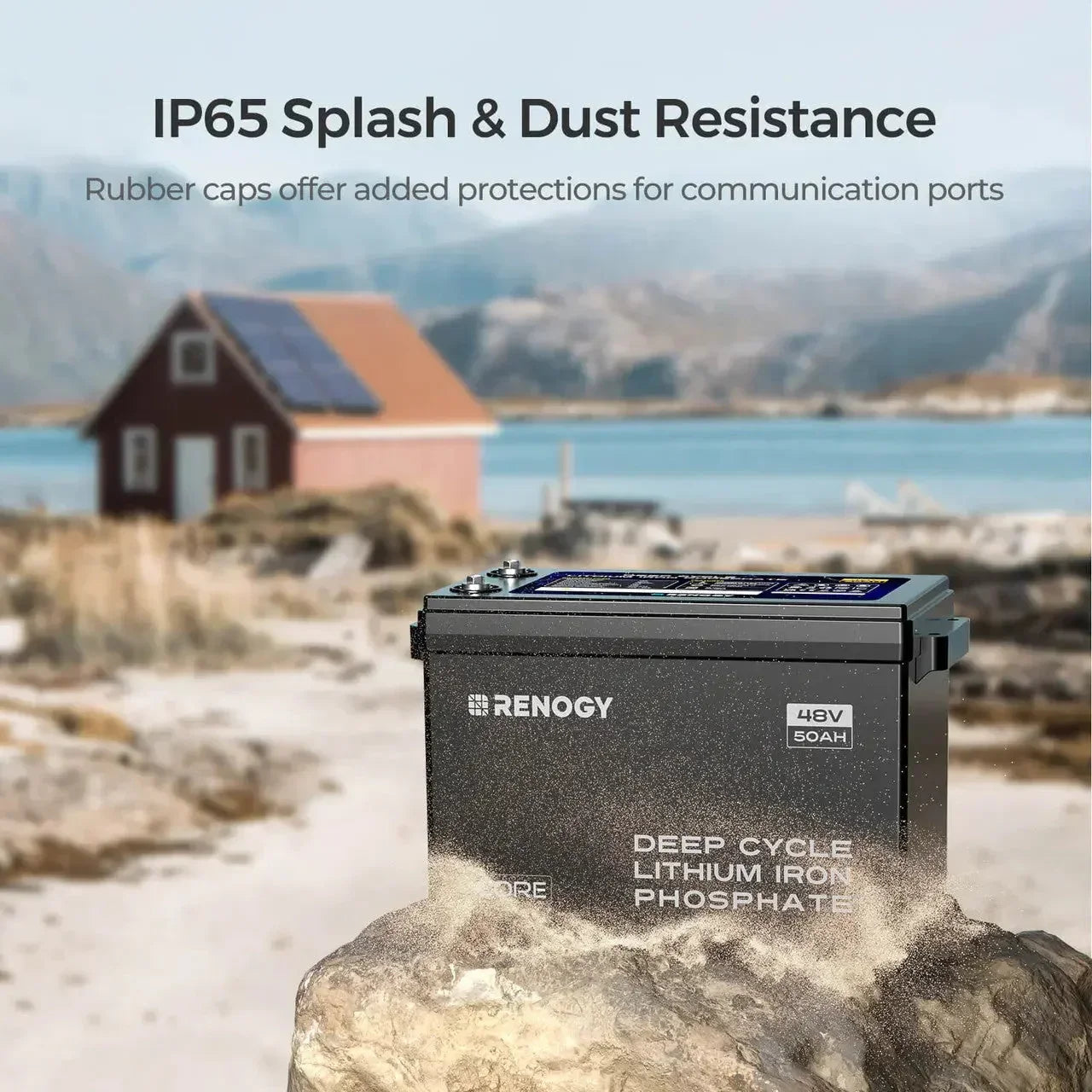 Renogy Core - 48V 50Ah Smart Lithium Iron Phosphate Battery w/Self-heating