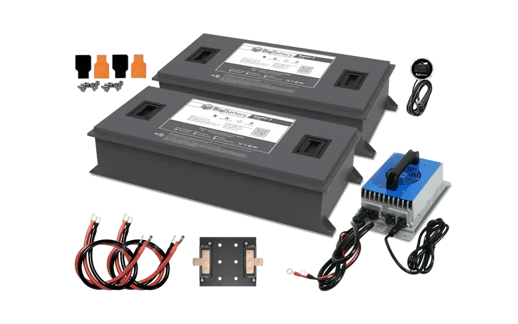 BigBattery 72V RAPTOR 2 LiFePO4 Battery | 7.68kWh | Game-Changing Power for Golf Carts