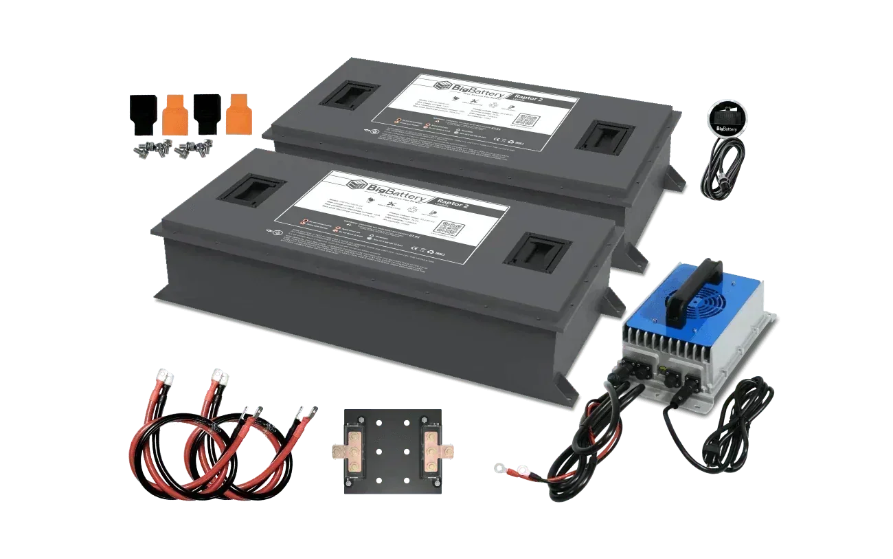 BigBattery 72V RAPTOR 2 LiFePO4 Battery | 7.68kWh | Game-Changing Power for Golf Carts