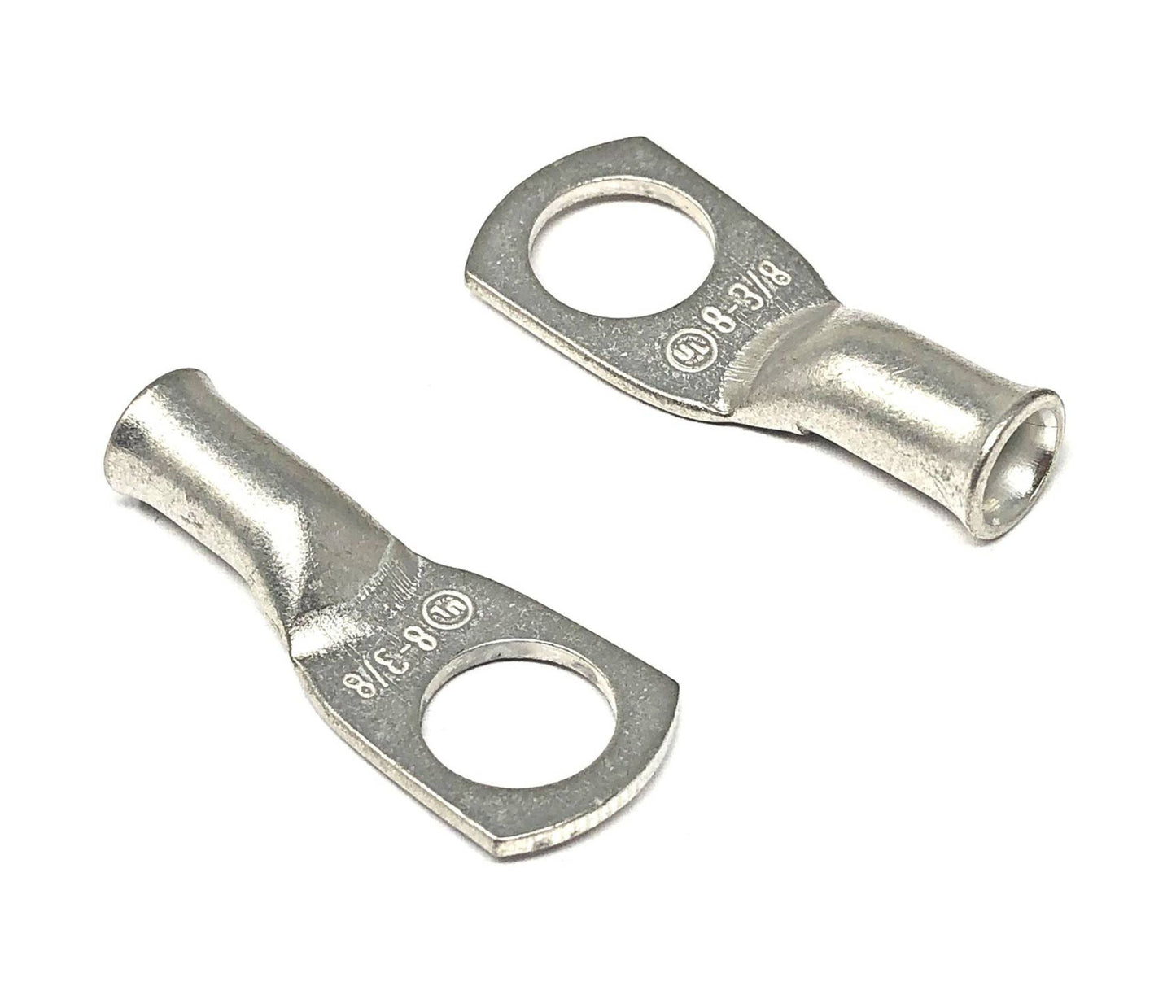 WindyNation 8 Gauge (AWG) Copper Cable Lug Ring Terminals