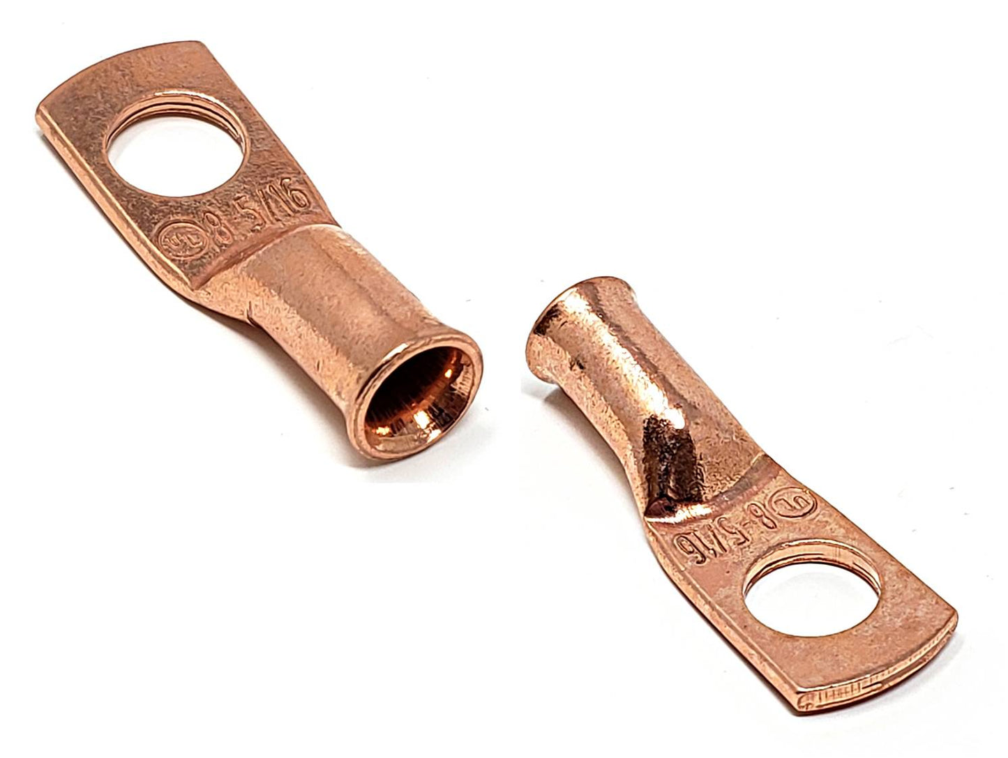 WindyNation 8 Gauge (AWG) Copper Cable Lug Ring Terminals