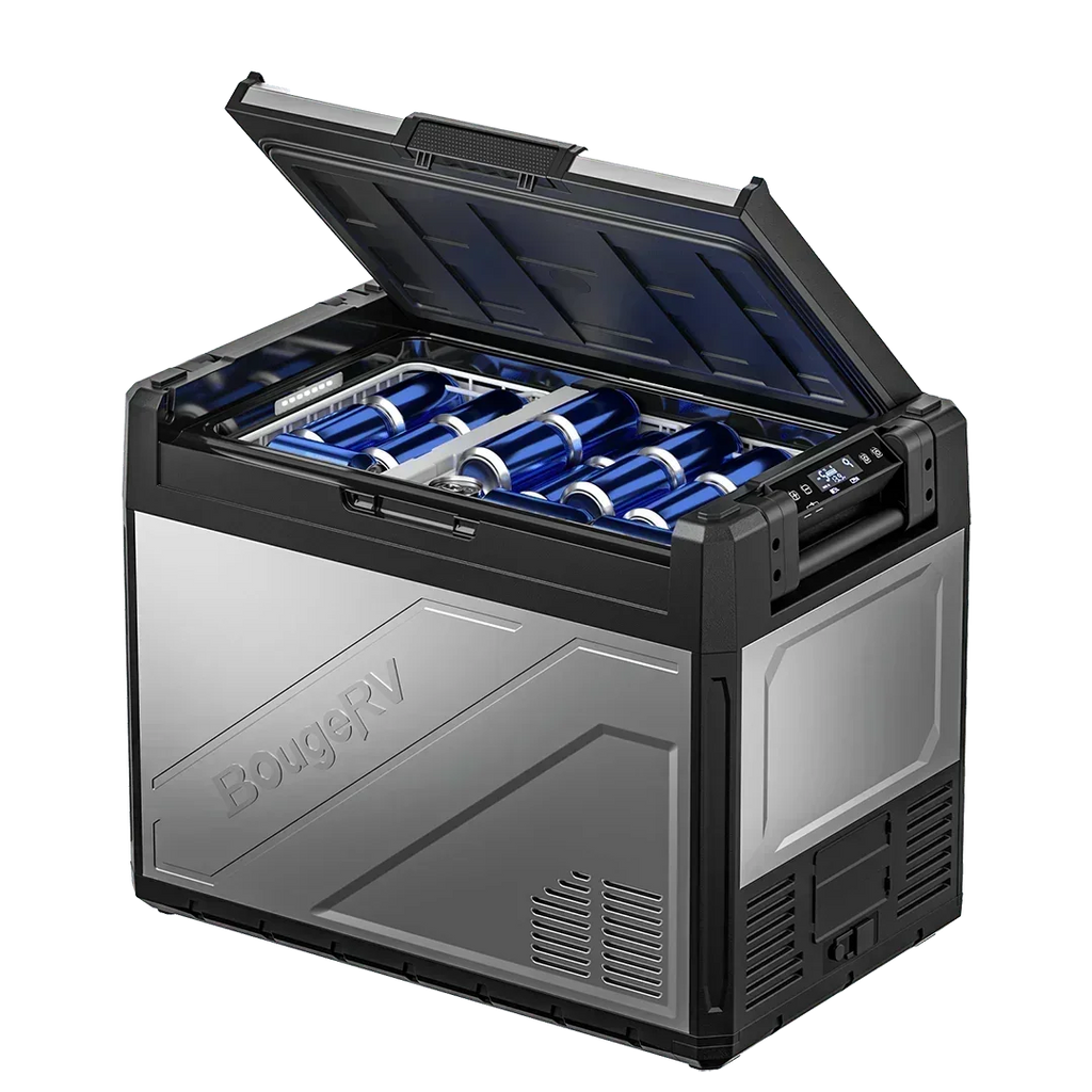 BougeRV Rocky 69QT Dual Zone 12V Portable Fridge