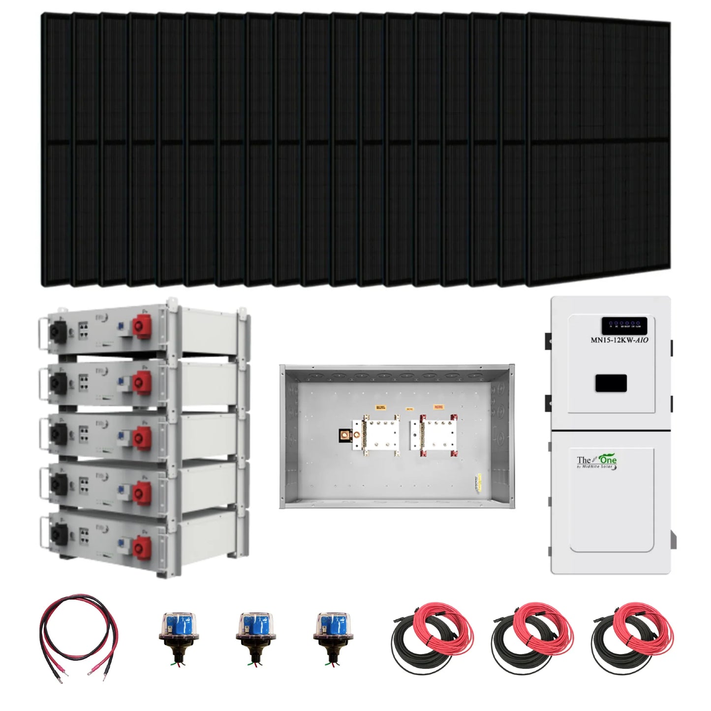 MidNite Power Complete Hybrid Solar Kit - 11.4 kW 120/240V Output +