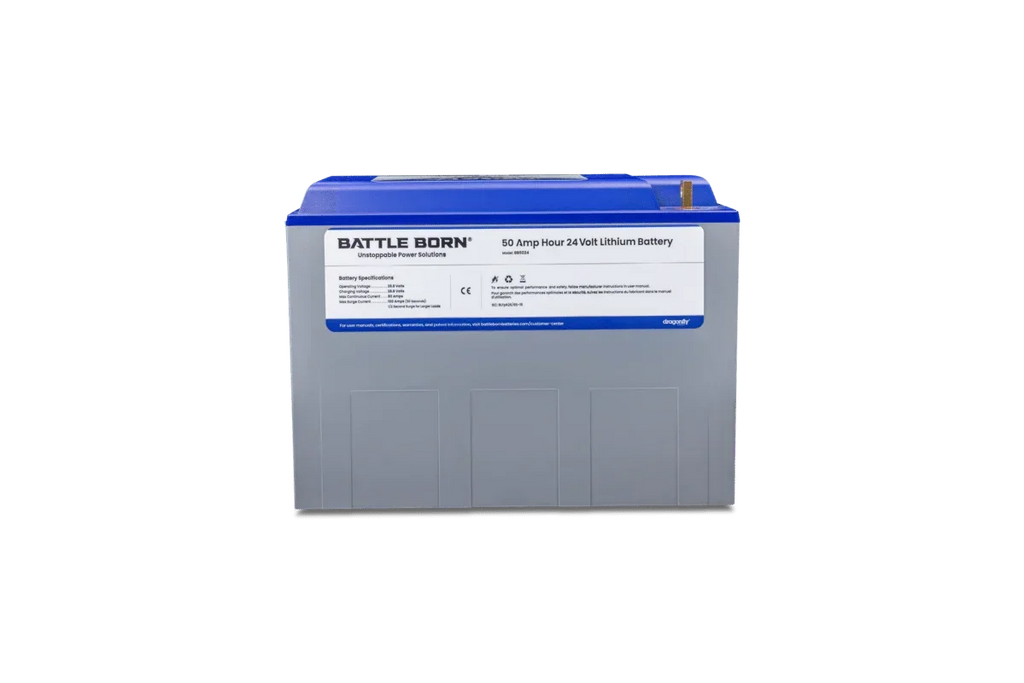 Battle Born 50Ah 24V LiFePO4 Deep Cycle Battery