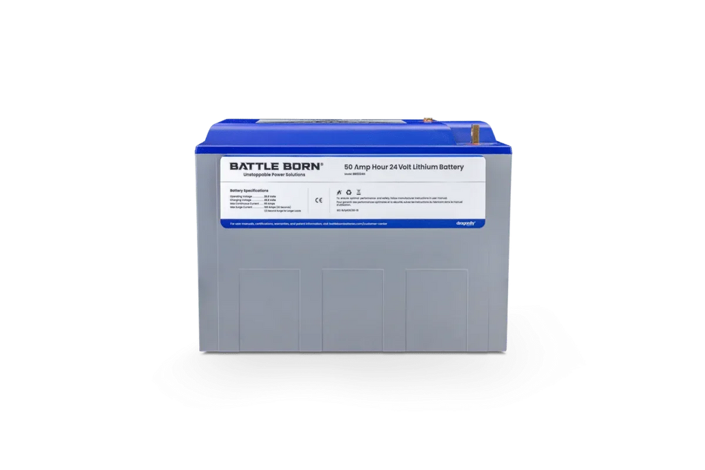 Battle Born 50Ah 24V LiFePO4 Heated Battery Kit