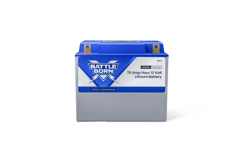 Battle Born 75Ah 12V Group 24 LiFePO4 Deep Cycle Battery