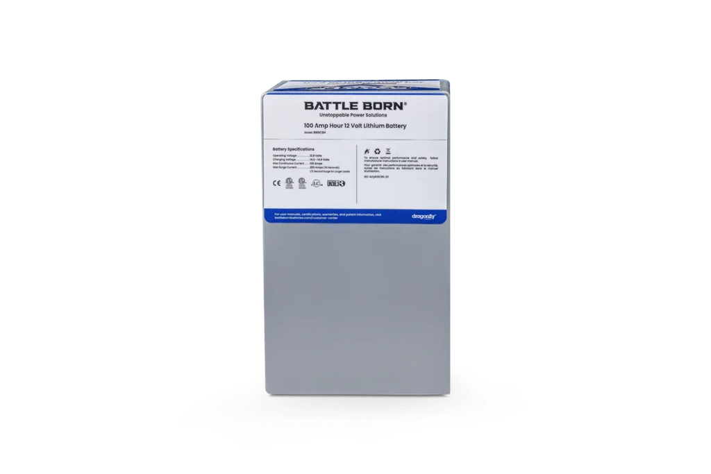Battle Born 100Ah 12V GC2 LiFePO4 Heated Battery Kit