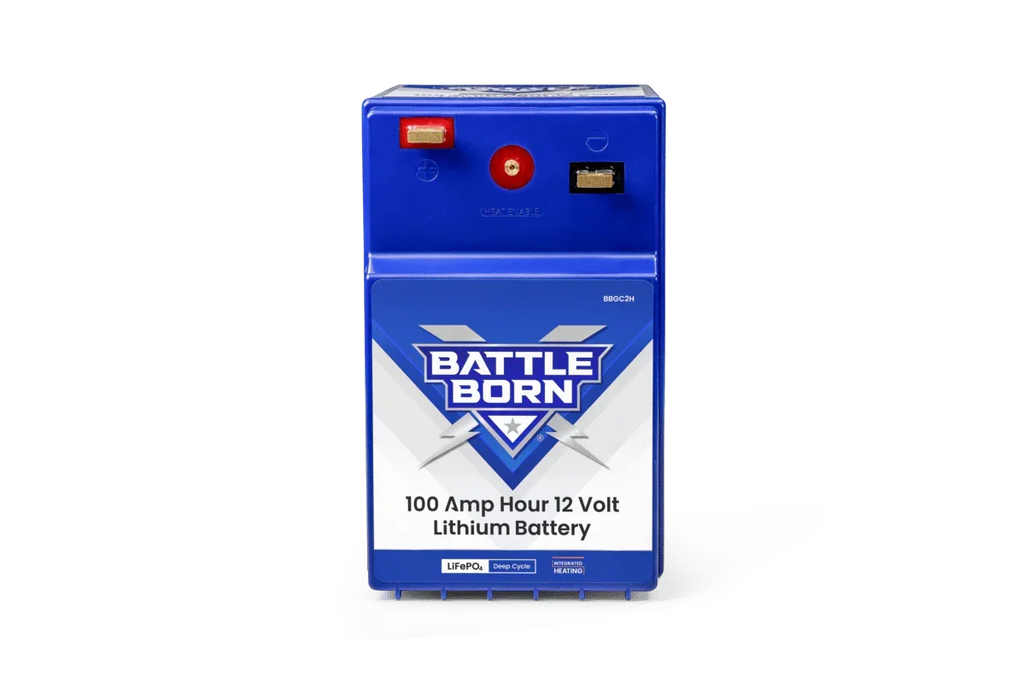 Battle Born 100Ah 12V GC2 LiFePO4 Heated Battery Kit