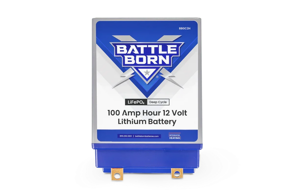 Battle Born 100Ah 12V GC2 LiFePO4 Heated Battery Kit