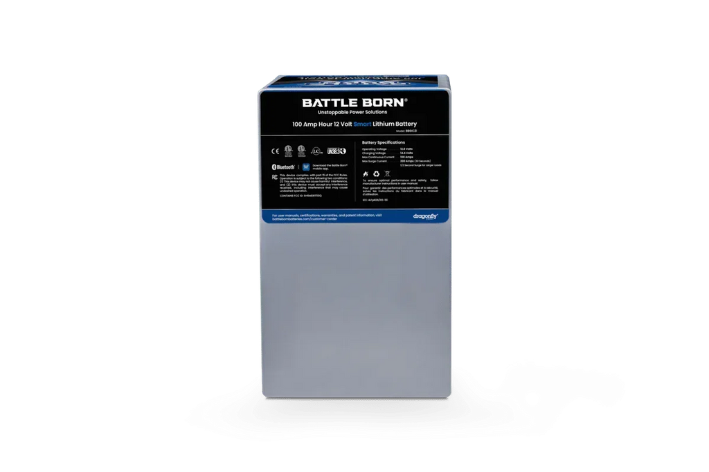 Battle Born 100Ah 12V GC2 Smart LiFePO4 Deep Cycle Battery
