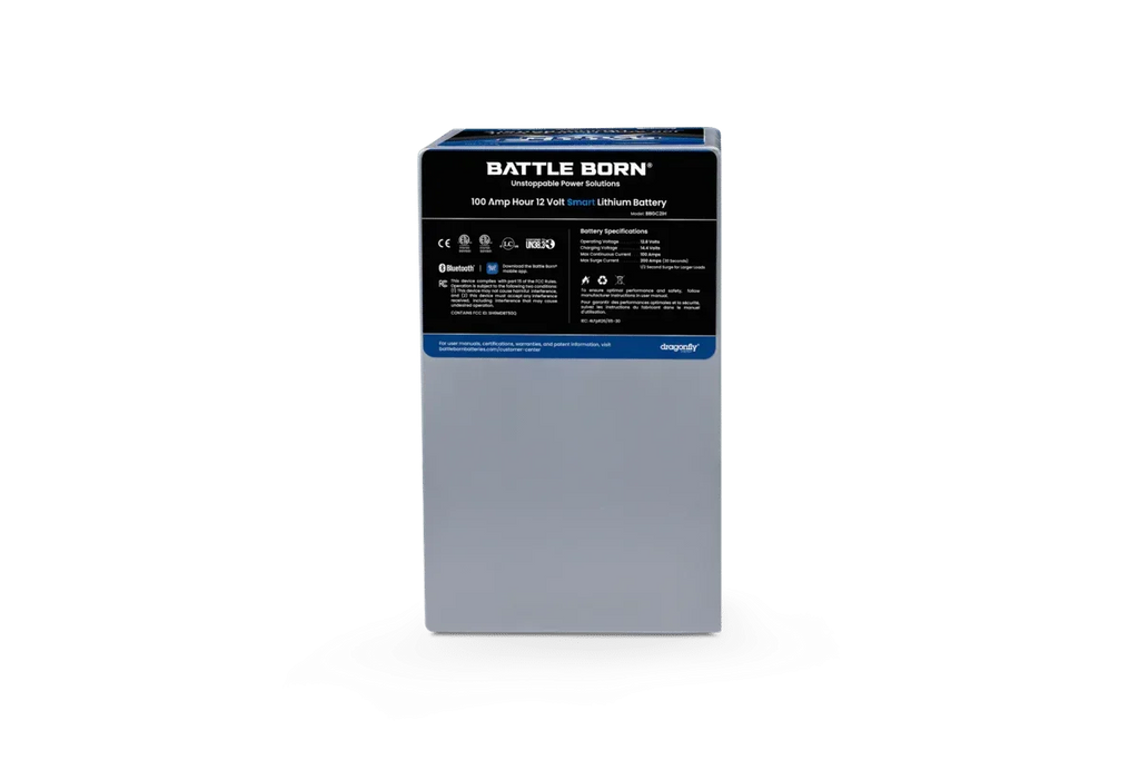 Battle Born 100Ah 12V GC2 Smart Heated LiFePO4 Deep Cycle Battery Kit