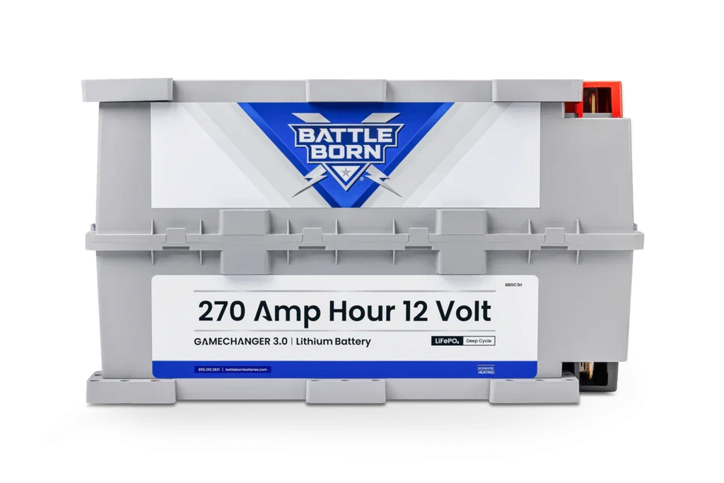 Battle Born 270Ah 12V GC3 LiFePO4 Heated Battery Kit
