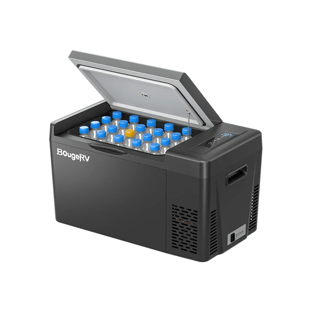 BougeRV 12V 23 Quart Portable Fridge Black For Travel