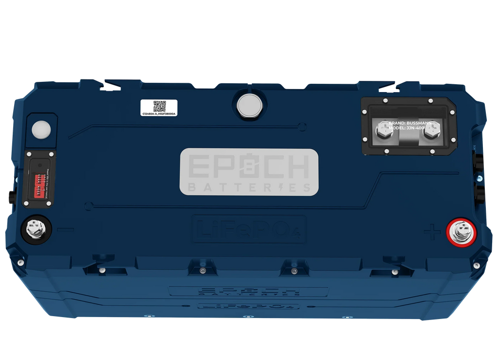 Epoch Batteries 12V 460Ah (5.89kWh) V2-T Elite Series - Heated & Bluetooth & Victron Comms LiFePO4 Battery