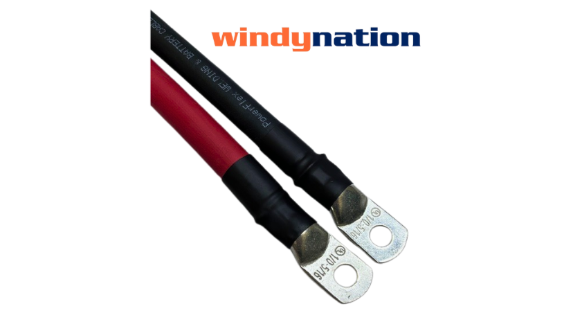 WindyNation ANL Fuse w/ Cable Kit Inverter Radio Amplifier Battery RV
