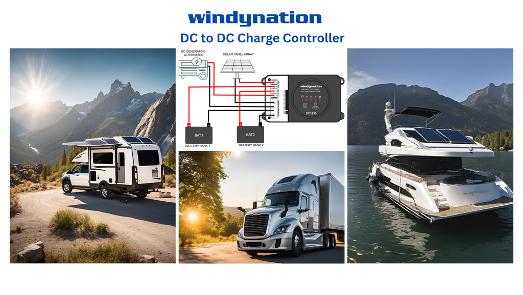 WindyNation 30 Amp Dual Use DC to DC Battery Alternator Charger