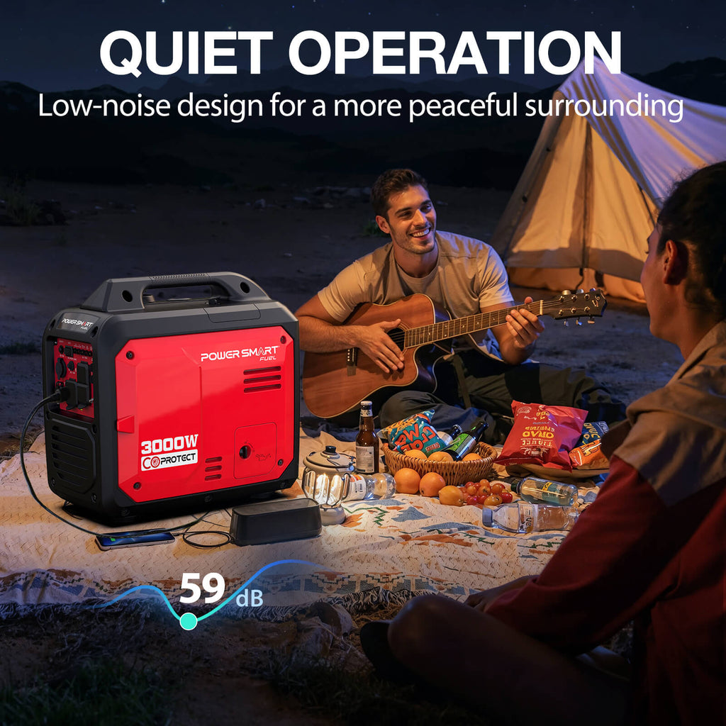 PowerSmart 3000W Inverter Generator w/ CO Alert DB5032