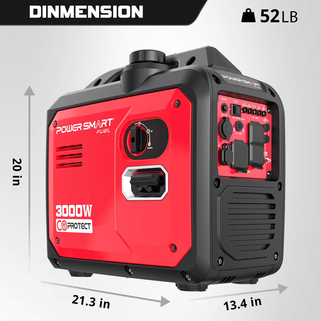 PowerSmart 3000W Inverter Generator w/ CO Alert DB5032