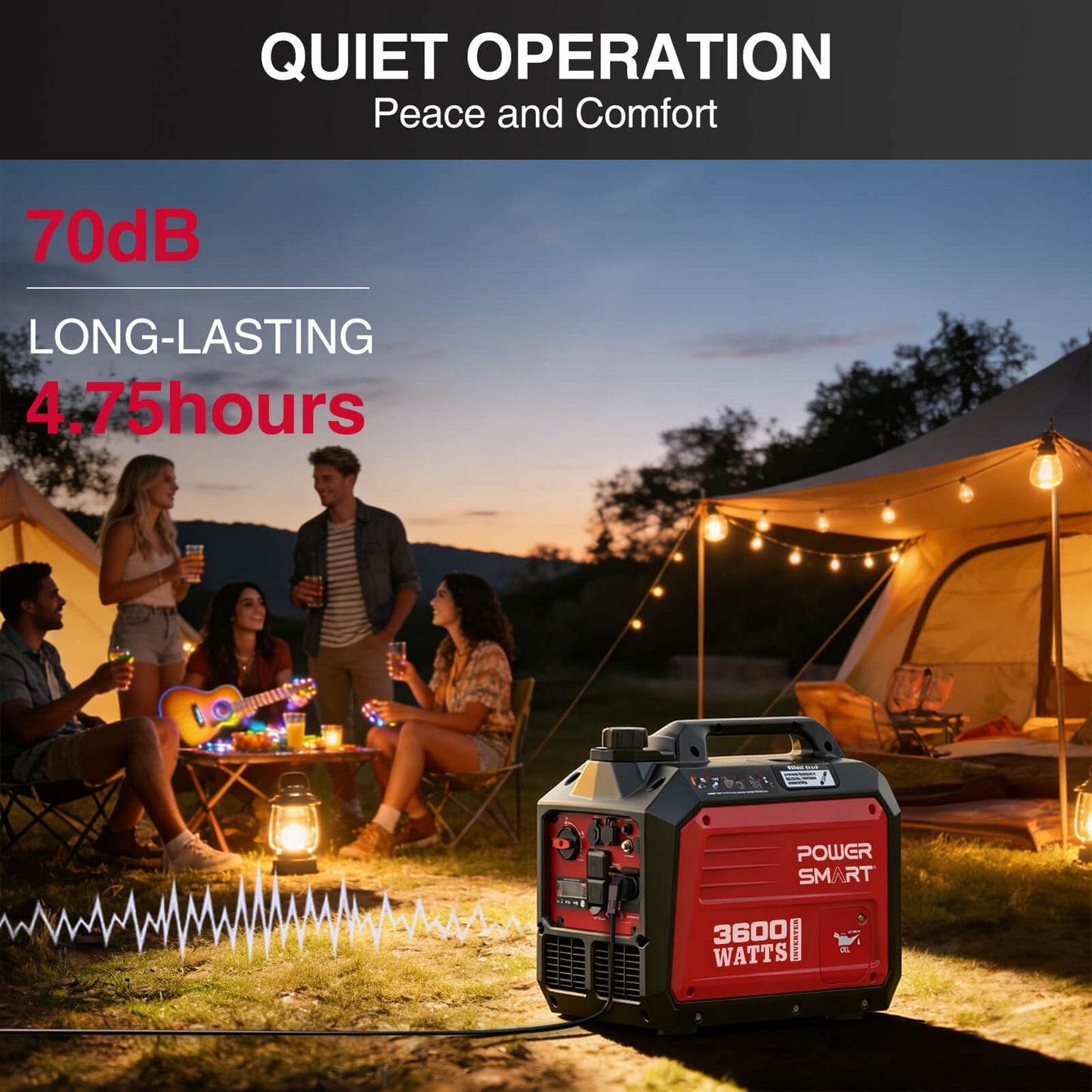 PowerSmart 3600W Inverter Generator DB5035 Series