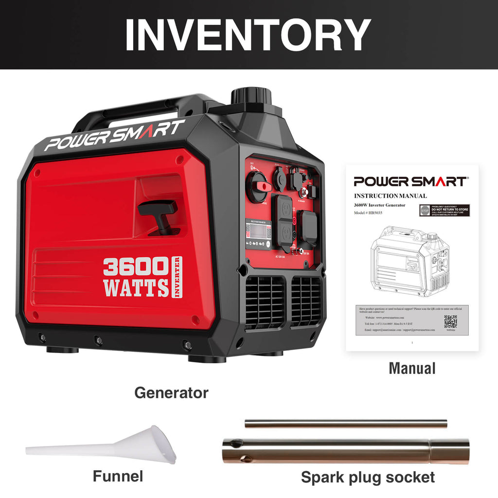 PowerSmart 3600W Inverter Generator DB5035 Series