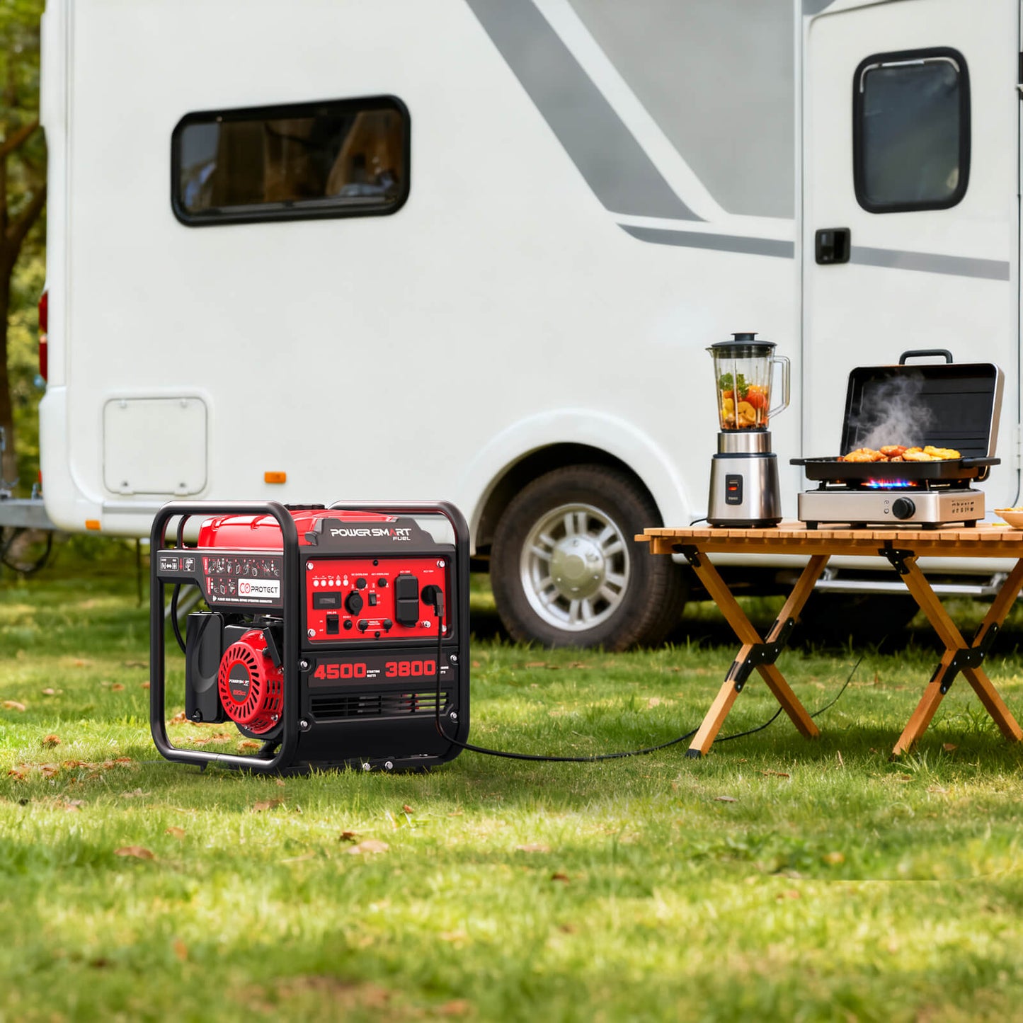 PowerSmart 4500W Open Frame Inverter Generator w/ CO Alert DB5041C