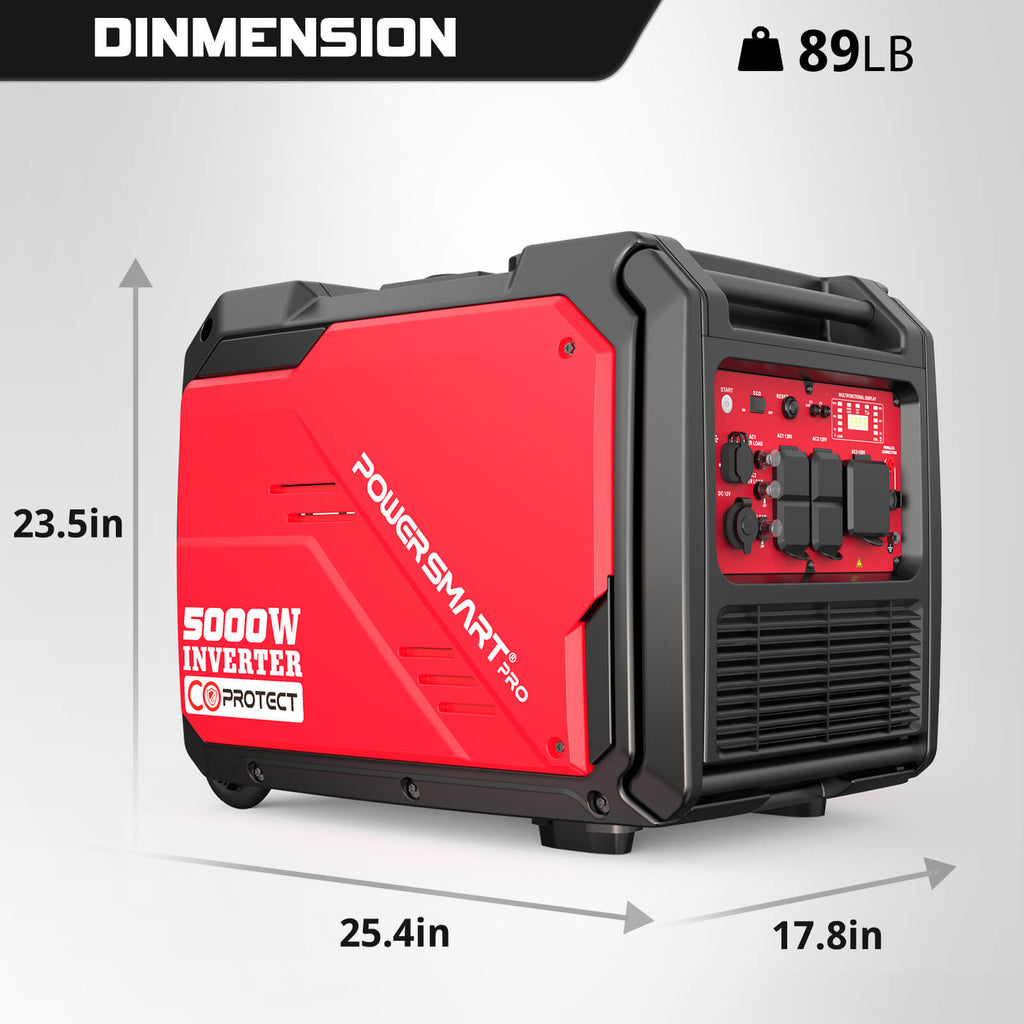 PowerSmart 5000W Inverter Generator w/ CO Alert DH5050E