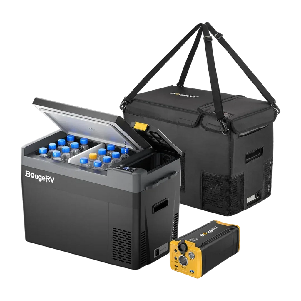 BougeRV CRPRO30 30 Quart 12V Portable Car Fridge Kit