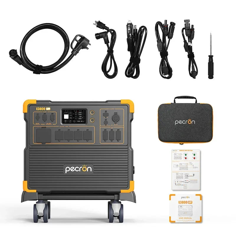 PECRON E3800LFP Portable Power Station 4200W 3840Wh