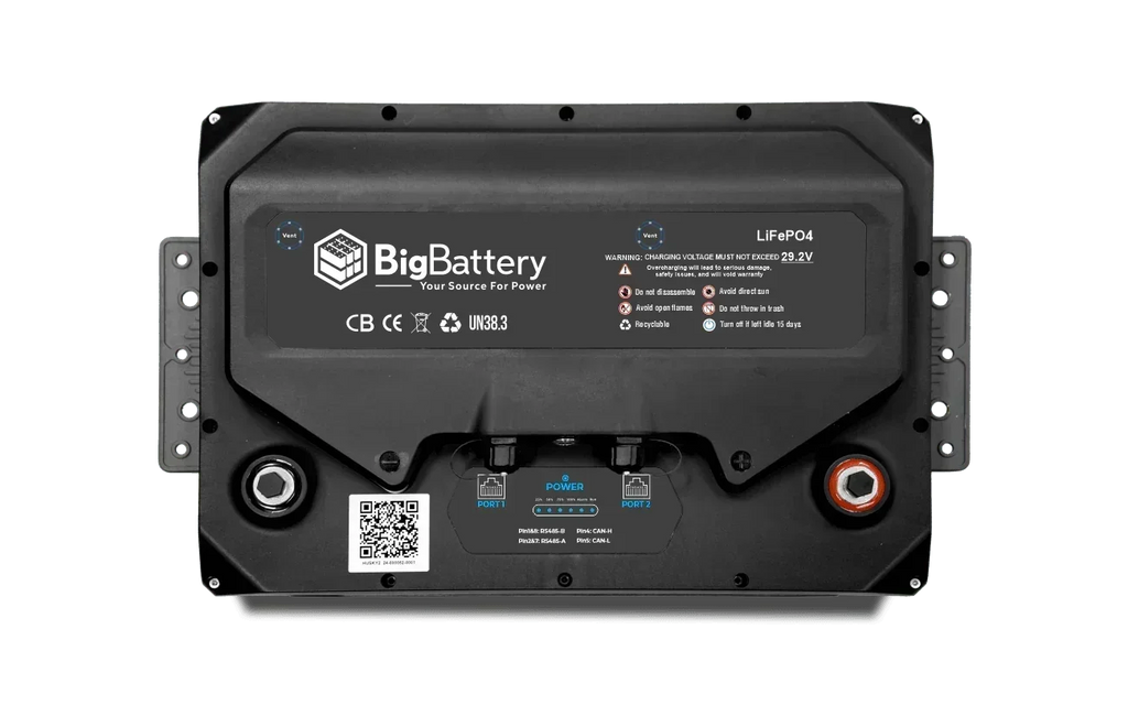 BigBattery 24V HUSKY 2 INV Lithium Battery 5.12kWh 200Ah | LiFePO4 | Inverter Comms | RV | Off-Grid | Marine Battery