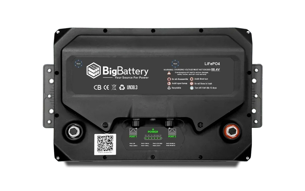 BigBattery 48V HUSKY 2 PWR | 5.12kWh LiFePO4 – High Power | Golf Cart | UTV | Industrial Battery