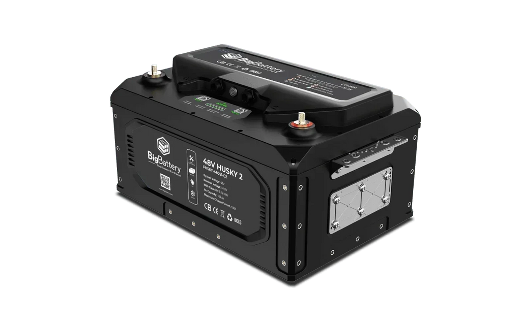 BigBattery 48V HUSKY 2 PWR | 5.12kWh LiFePO4 – High Power | Golf Cart | UTV | Industrial Battery