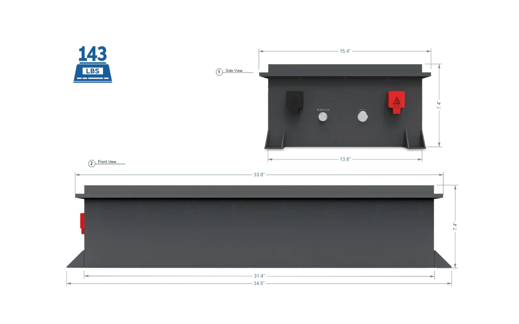 BigBattery 72V RAPTOR 2 – 7.68kWh LiFePO4