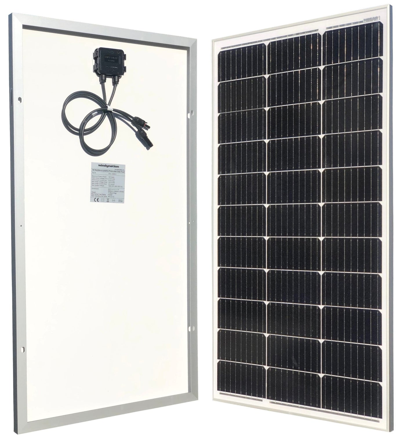 WindyNation 300-Watt Mono Solar Kits w/ P30L LCD Charge Controller