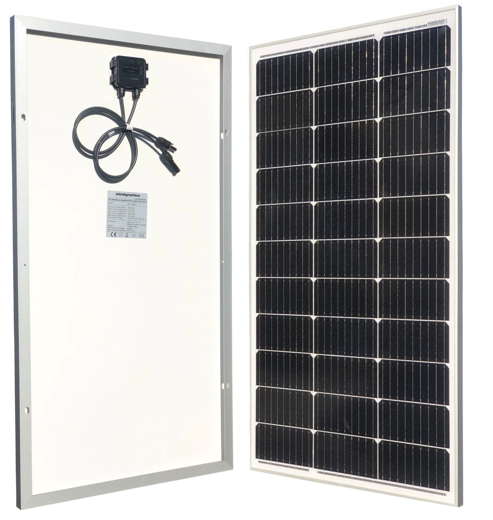 WindyNation 200-Watt Mono Solar Kits w/ P30L LCD Charge Controller