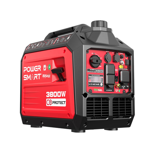 PowerSmart 3800W/3500W Gas/Propane Dual Fuel Inverter Generator w/ CO