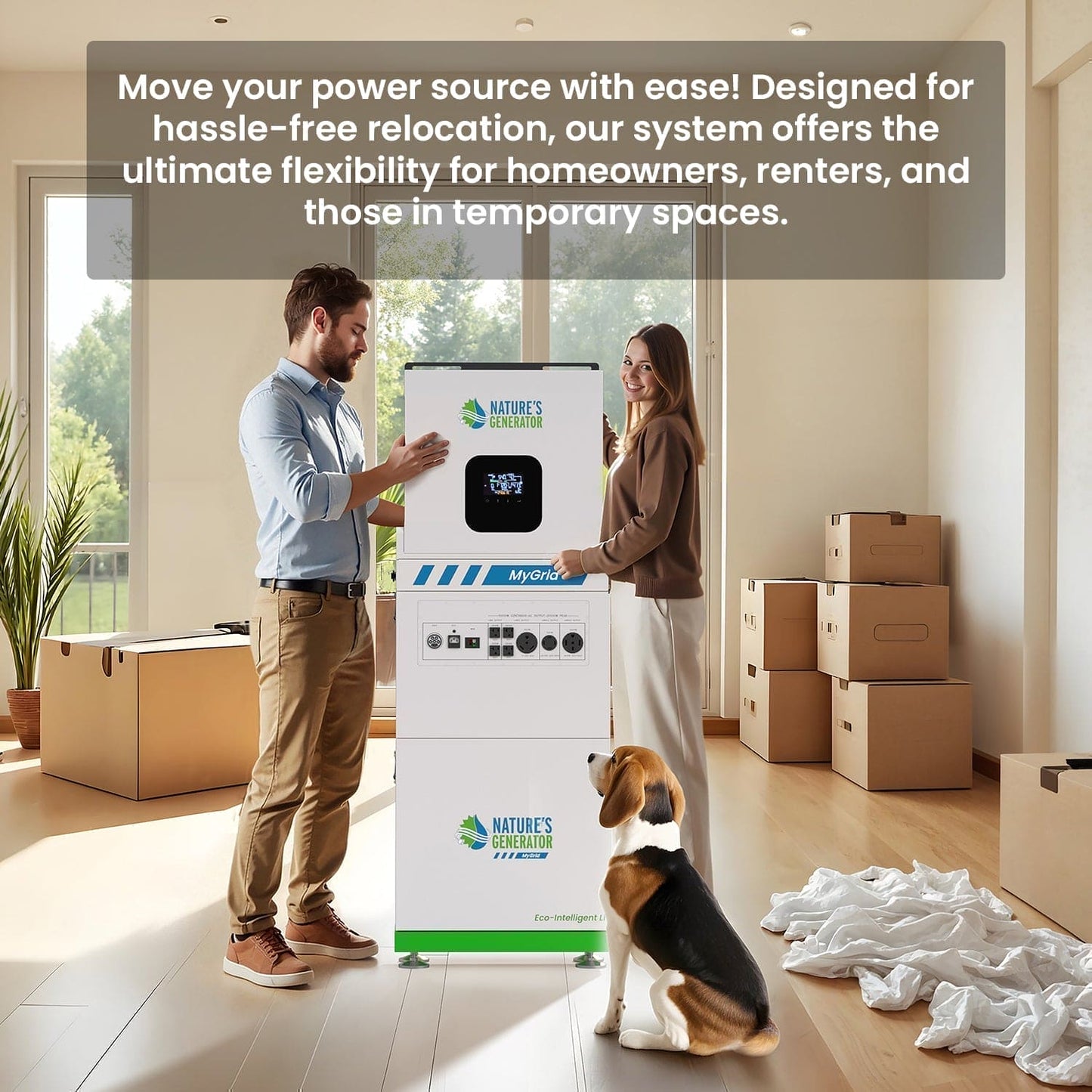 Nature's Generator MyGrid 10K Solar & Wind Generator for Home