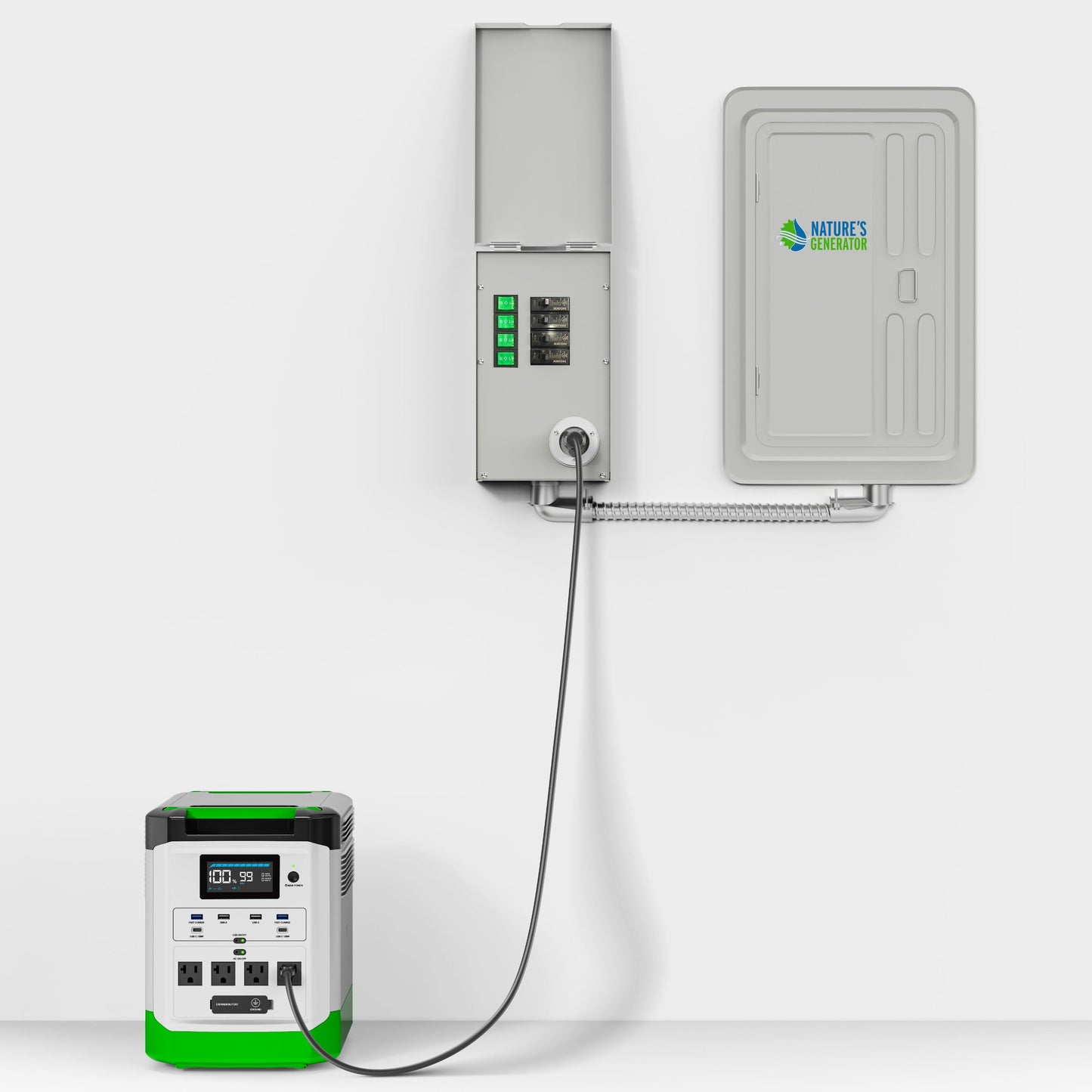 Nature's Generator 120V 15A 4-Circuit Transfer Switch