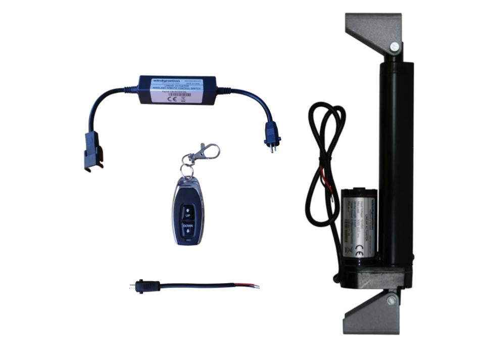 WindyNation Linear Actuators 12-Volt 225lbs + Mounting Brackets