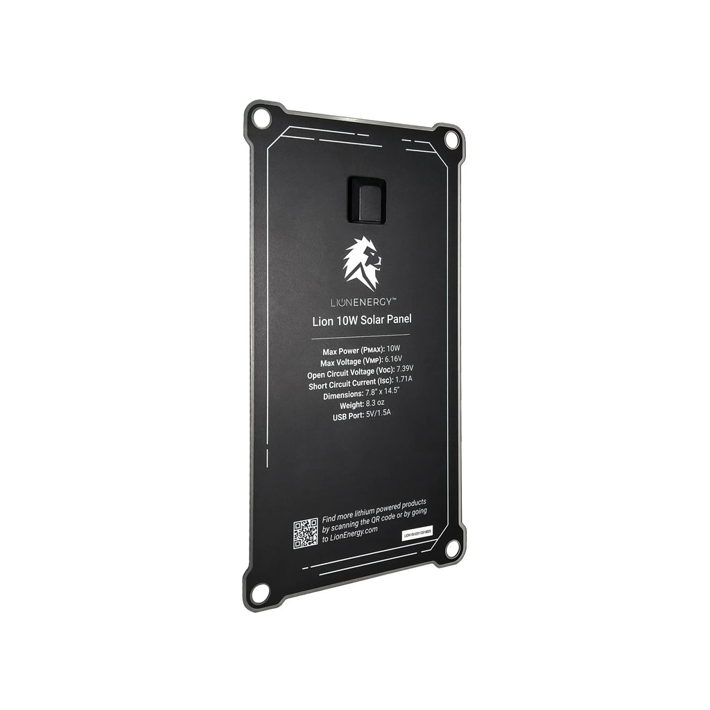 Lion Energy Morningside - 10W 6V Solar Panel (USB-A)