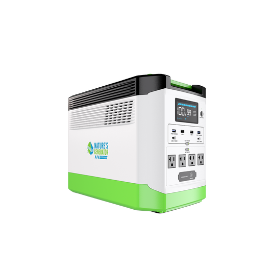 Nature's Generator High Capacity Expandable Lithium 1800 Power Station