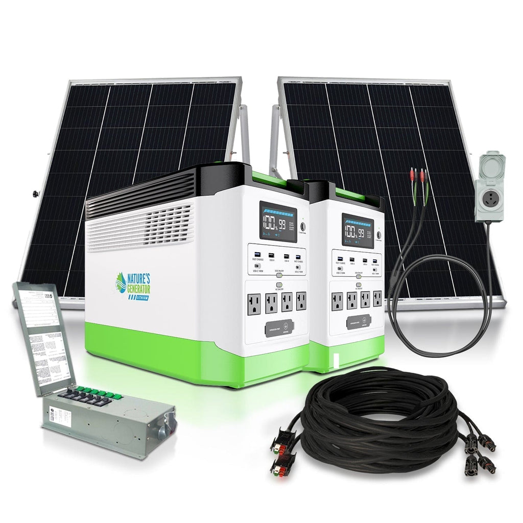 Nature's Generator High Capacity Lithium 1800 Solar Generator